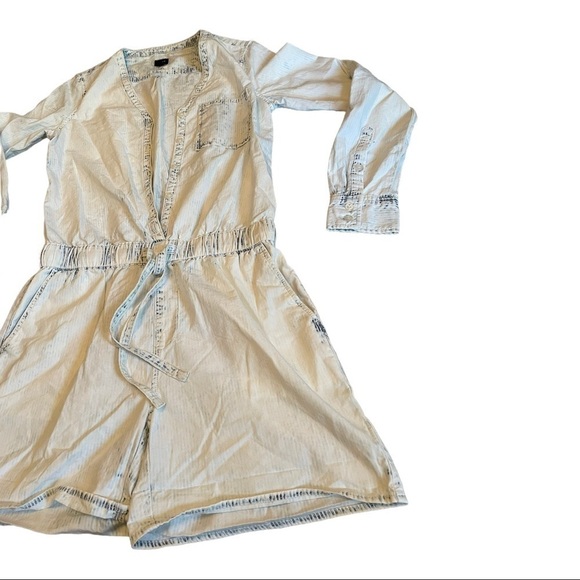 JOE'S Jeans The Drawstring Romper hickory stripe - Picture 6 of 15